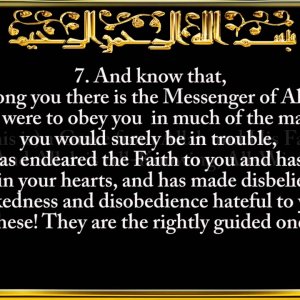 049. Surah Al-Hujuraat (The Dwellings)
