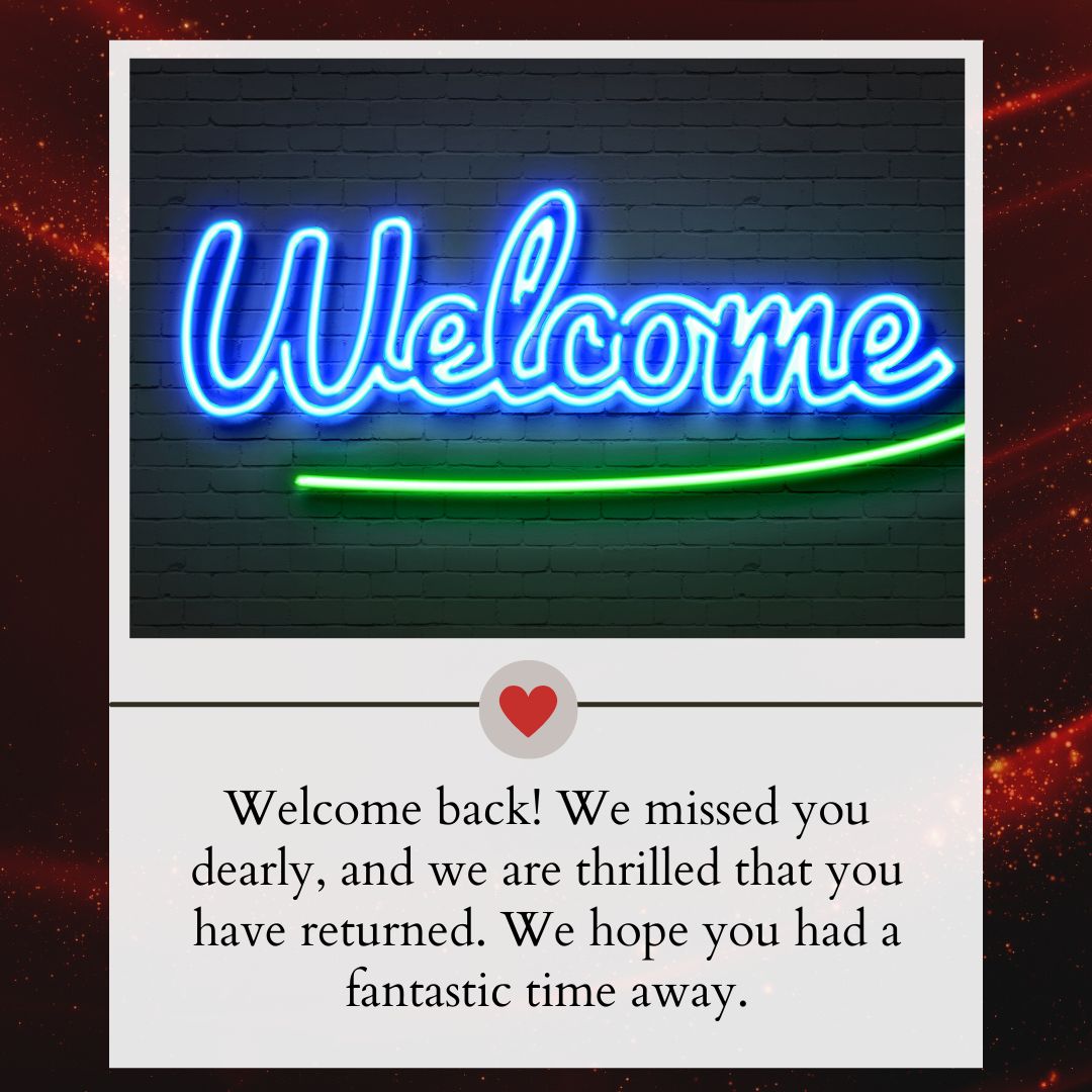 Welcome Messages